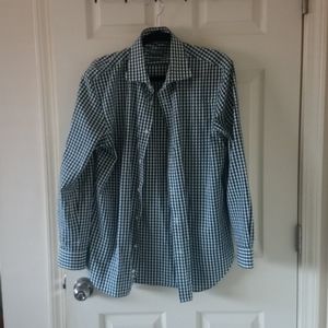 Men's Michael Kors Checkered Dress Shirt